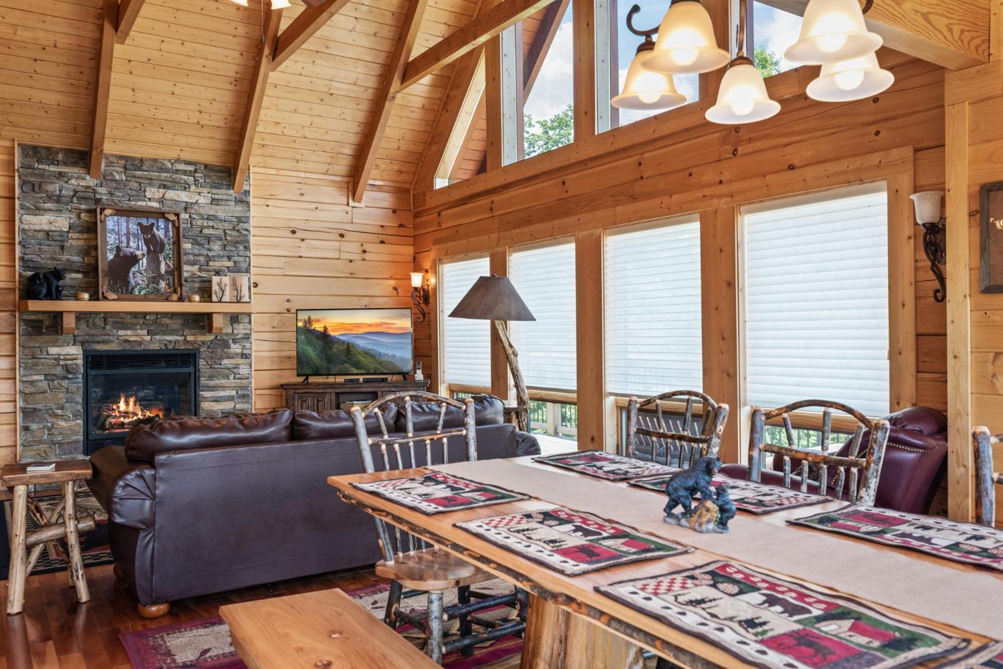 Pinnacle View Lodge By Stony Brook Cabins 개틀린버그 외부 사진